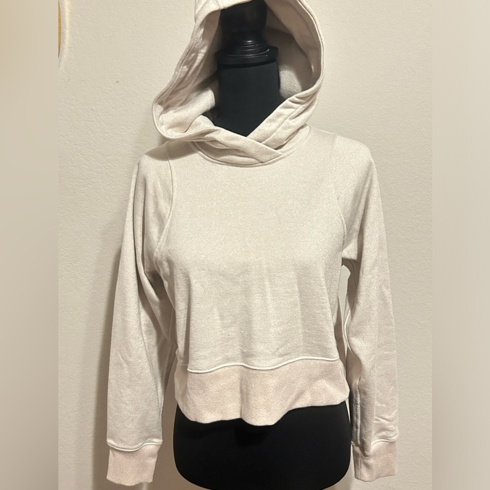 Women's Cream Hoodie Top